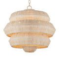 Product Image 3 for Antibes White Chandelier from Currey & Company