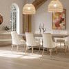 Product Image 7 for Shoal Linen & Grasscloth Side Chair Set of 2 from Johnathan Charles