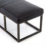 Product Image 2 for Beaumont Leather Bench - Rider Black from Four Hands