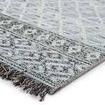 Product Image 1 for Ravi Indoor / Outdoor Border Gray / Light Blue Area Rug from Jaipur 