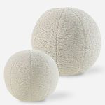 Product Image 1 for Capra Ball Sheepskin Pillows, S/2 from Uttermost