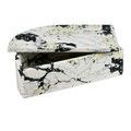 Interior angled view showcasing deep box with smooth curves and synthetic stone swirl