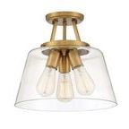 Product Image 1 for Calhoun 3 Light Semi Flush Mount from Savoy House