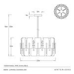 Product Image 12 for Lumora Chandelier from Arteriors