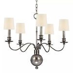 Product Image 1 for Cohasset 5 Light Chandelier from Hudson Valley