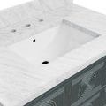 Product Image 12 for Santos 36" Vintage Navy Vanity with Rectangular Undermount Sink from Currey & Company