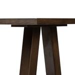 Silverton Dining Table with full dining setup including glassware and floral centerpiece
