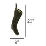 Product Image 6 for Grace Sage Green Velvet Stocking from Homart