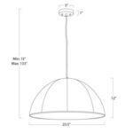 Product Image 4 for Large Stevie Vellum Pendant from Regina Andrew Design