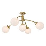 Product Image 4 for Redfield 5-Light Semi-Flush from Savoy House 