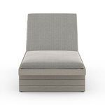 Close-up front view with cushion appearing smoother in light grey tone