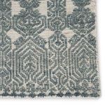 Product Image 2 for Abelle Hand Knotted Medallion Teal / Light Gray Area Rug from Jaipur 