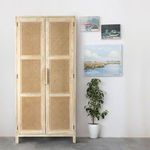 Product Image 9 for Savannah Cane & Mango Wood Tall Cabinet from Creative Co-Op