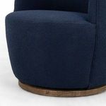 Product Image 17 for Aurora Small Upholstered Copenhagen Indigo Round Swivel Chair from Four Hands