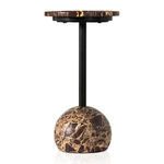 Product Image 3 for Viola Round Marble Accent Table - Merlot Marble from Four Hands