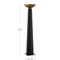 Product Image 8 for Calyx Torchiere Floor Lamp from Currey & Company