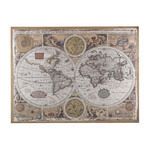 Product Image 1 for Antique Style World Map Wall Art from Elk Home
