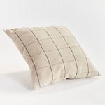 Louis Pillow shown angled slightly upright highlighting its plush fill and soft texture