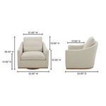 Product Image 10 for Linden Swivel Chair from Moe's