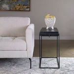Product Image 1 for Telone Modern Black Side Table from Uttermost