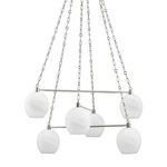 Product Image 1 for Asbury Park 6-Light Chandelier - Polished Nickel from Hudson Valley