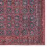 Product Image 4 for Kate Lester + Kalinar Damask Moroccan Dark Red/ Blue Rug - 18" Swatch from Jaipur 