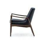 Product Image 15 for Braden Wood-Framed Navy Velvet Accent Chair from Four Hands