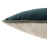 Product Image 1 for Lyla Solid Teal/ Cream Lumbar Pillow from Jaipur 