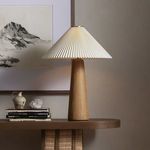 Product Image 25 for Nora Solid Oak Pleated Table Lamp from Four Hands