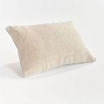 Elias Pillow shown from angled side view highlighting plumpness and texture