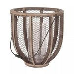 Product Image 1 for Barrel Wire Atlas Hurricane Vase from Elk Home