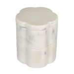 Product Image 10 for Elegant Marble Pinch Pot with Lid, White from Creative Co-Op