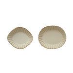 Product Image 4 for Ozzy Scalloped Off-White Stoneware Stone Dish, Set of 2 from Creative Co-Op