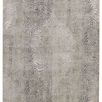 Dune Animal Pattern rug with gray, taupe, silver, and black striped animal print in modern style