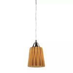 Product Image 1 for Angles 1 Light Pendant In Satin Nickel** from Elk Lighting