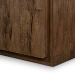 Angled top view showing natural cracks and fine grain patterns on wood surface