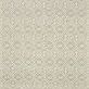 Noelle Ivory / Blue Rug with tonal geometric pattern and fringed edges, hand-woven blend of cotton, polyester, wool, and r...