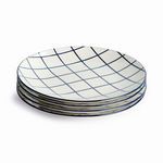 Product Image 1 for Stria Plates, Set Of 4 from Napa Home And Garden