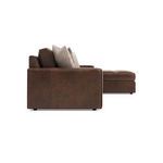 Product Image 3 for Nest 3-Piece Leather Sectional with Chaise from Bernhardt Furniture