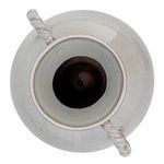 Product Image 7 for 9.25 Inches Stoneware Vase with Twisted Handles and Reactive Glaze, Cream Color from Creative Co-Op