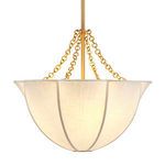 Product Image 8 for Aire Small Off-White Linen Chandelier from Jamie Young
