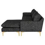 Product Image 1 for Anders Salt & Pepper Right Facing Chaise Sectional from Nuevo