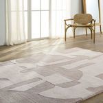 Product Image 2 for Noverre Handmade Abstract Taupe/ Cream Area Rug from Jaipur 