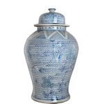 Product Image 10 for Blue & White Chain Temple Jar from Legend of Asia