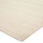 Close-up on corner showing soft wool-viscose blend and detailed ridged texture
