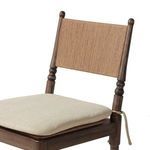 Fayth Dining Chair viewed from rear angled perspective highlighting paper cord back