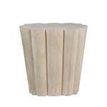 Product Image 1 for Bree White Washed Wooden Side Table from Gabby