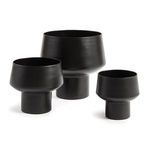 Product Image 1 for Cyrus Matte Black Cachepots, Set of 3 from Napa Home And Garden