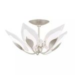 Product Image 1 for Blossom 5 Light Semi Flush-Silver from Hudson Valley