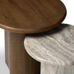 Product Image 7 for Waylie Nesting End Tables - River Grey Marble from Four Hands